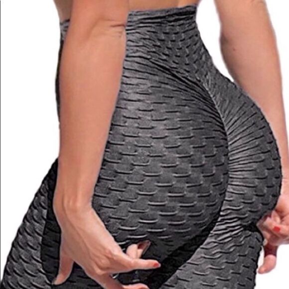 LAST ONE! Brazilian Butt Lifting High Waisted Gym Workout Leggings - Picture 2 of 3